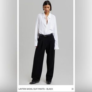 Frankie Shop Layton Wool pants L